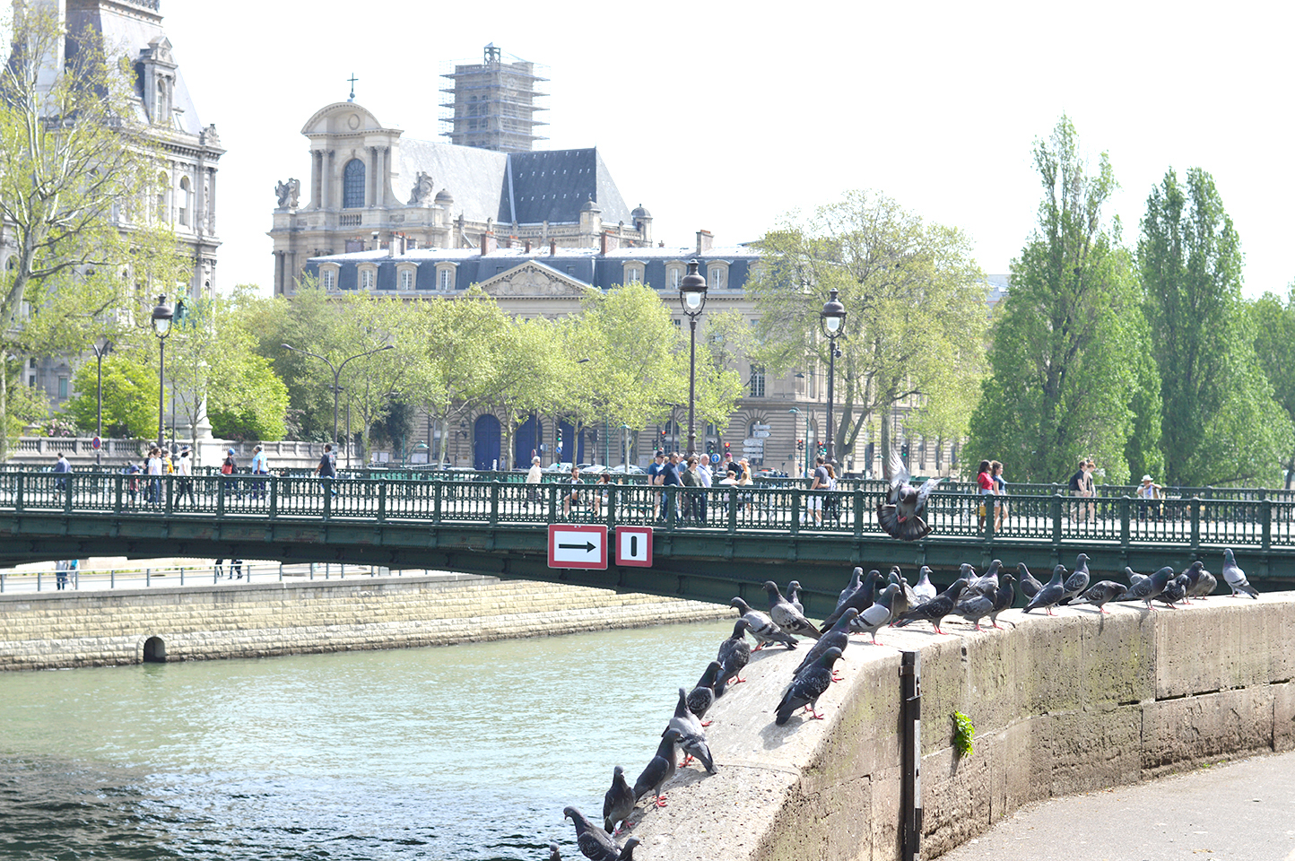 Flânerie sur l'Île de la Cité, ponts de la Seine 