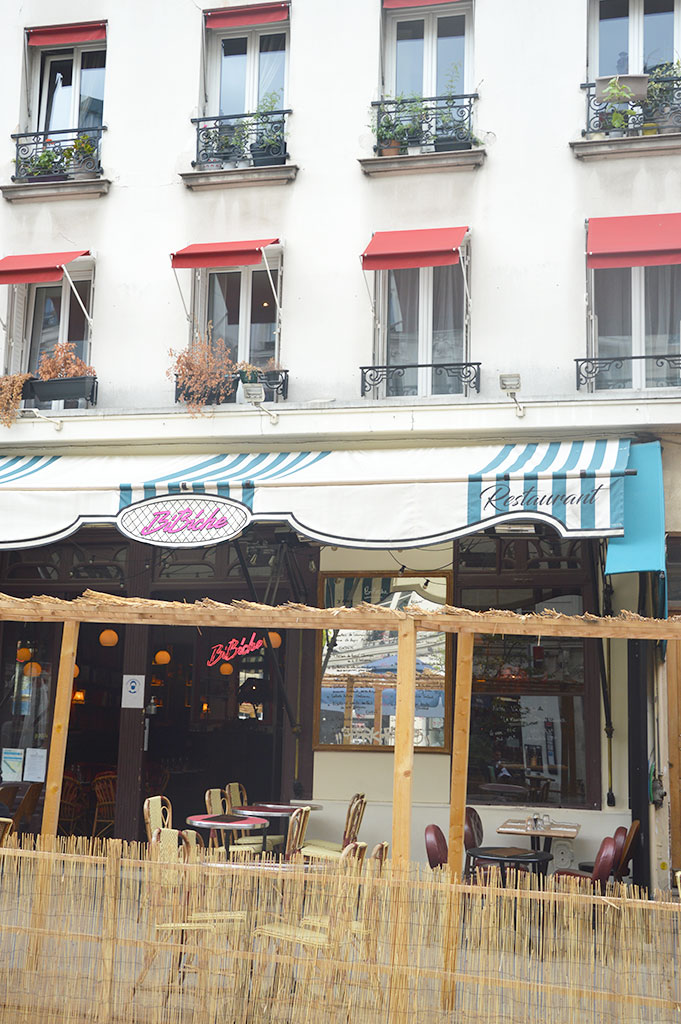 terrasse de restaurants à Montmartre, Bibiche