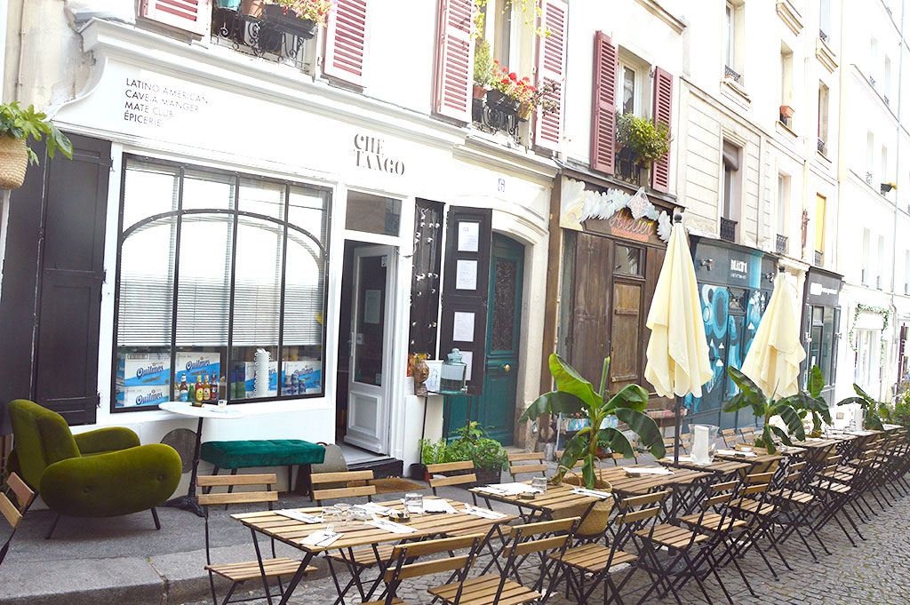 terrasse de restaurants à Montmartre, Che Tango