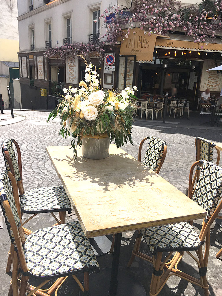 Vrai Paris, terrasses de restaurants à Montmartre